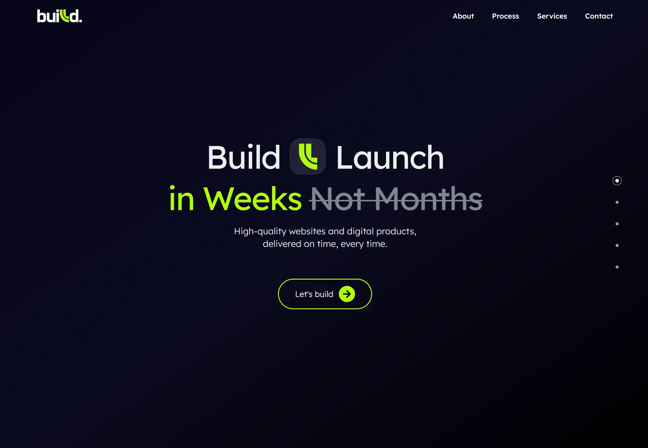 Builld screenshot