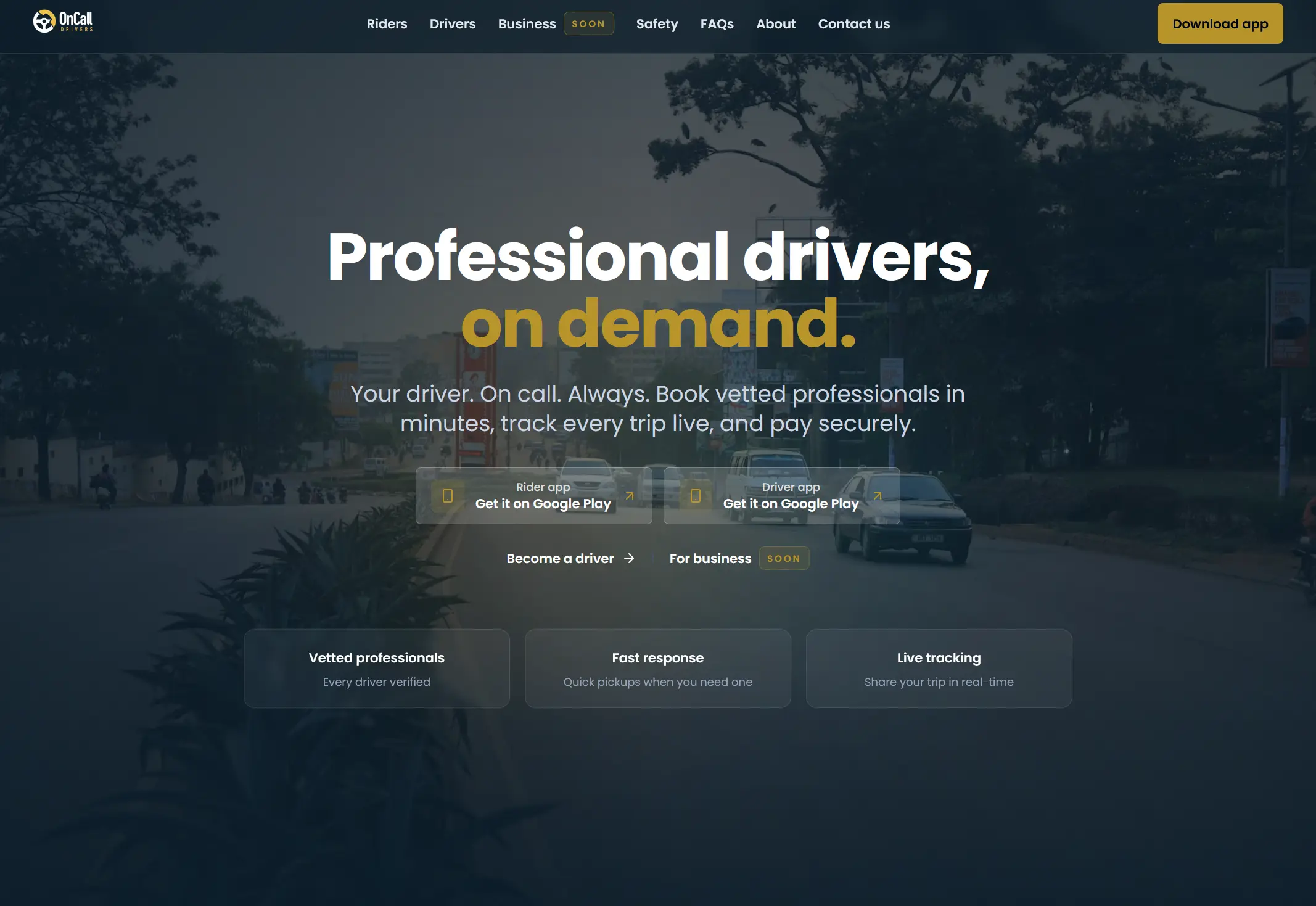 OnCallUg Drivers screenshot