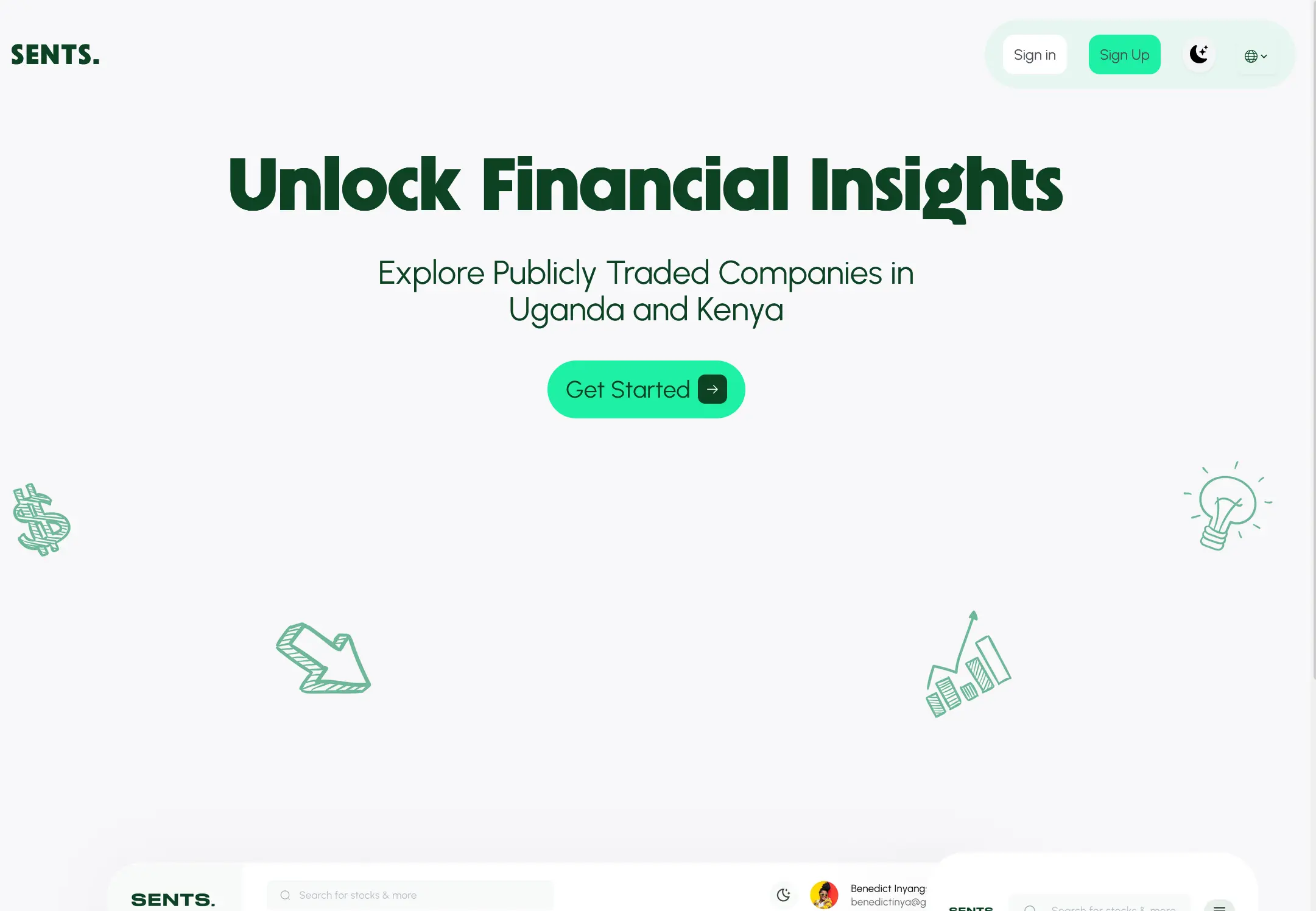 Sents Africa screenshot